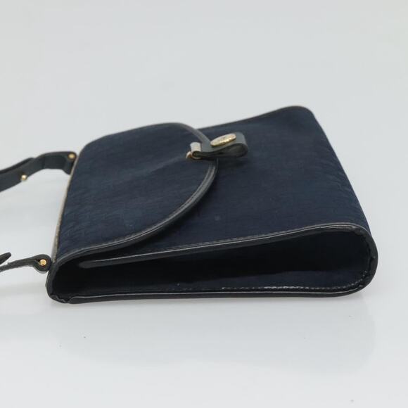 DIOR Trotter Canvas Shoulder Bag Navy - Picture 4 of 12
